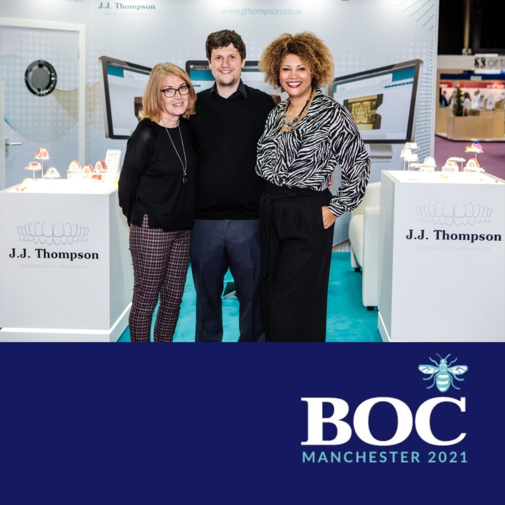 JJ Thompson staff at British Orthodontic Conference 2021